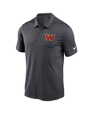 Men's Anthracite Washington Commanders Franchise Performance Polo