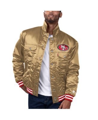 Levi'sSAN FRANCISCOブルゾン3GR Levi's x Starter Men's Gold San Francisco 49ers Silver Tab Trucker