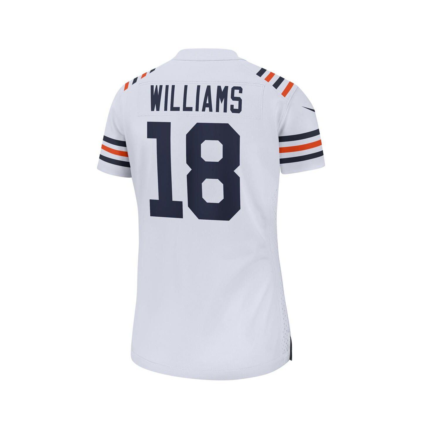 Женское джерси Nike Caleb Williams Chicago Bears 2024 NFL Draft First Round Pick Game, цвет: Белый — фото 2