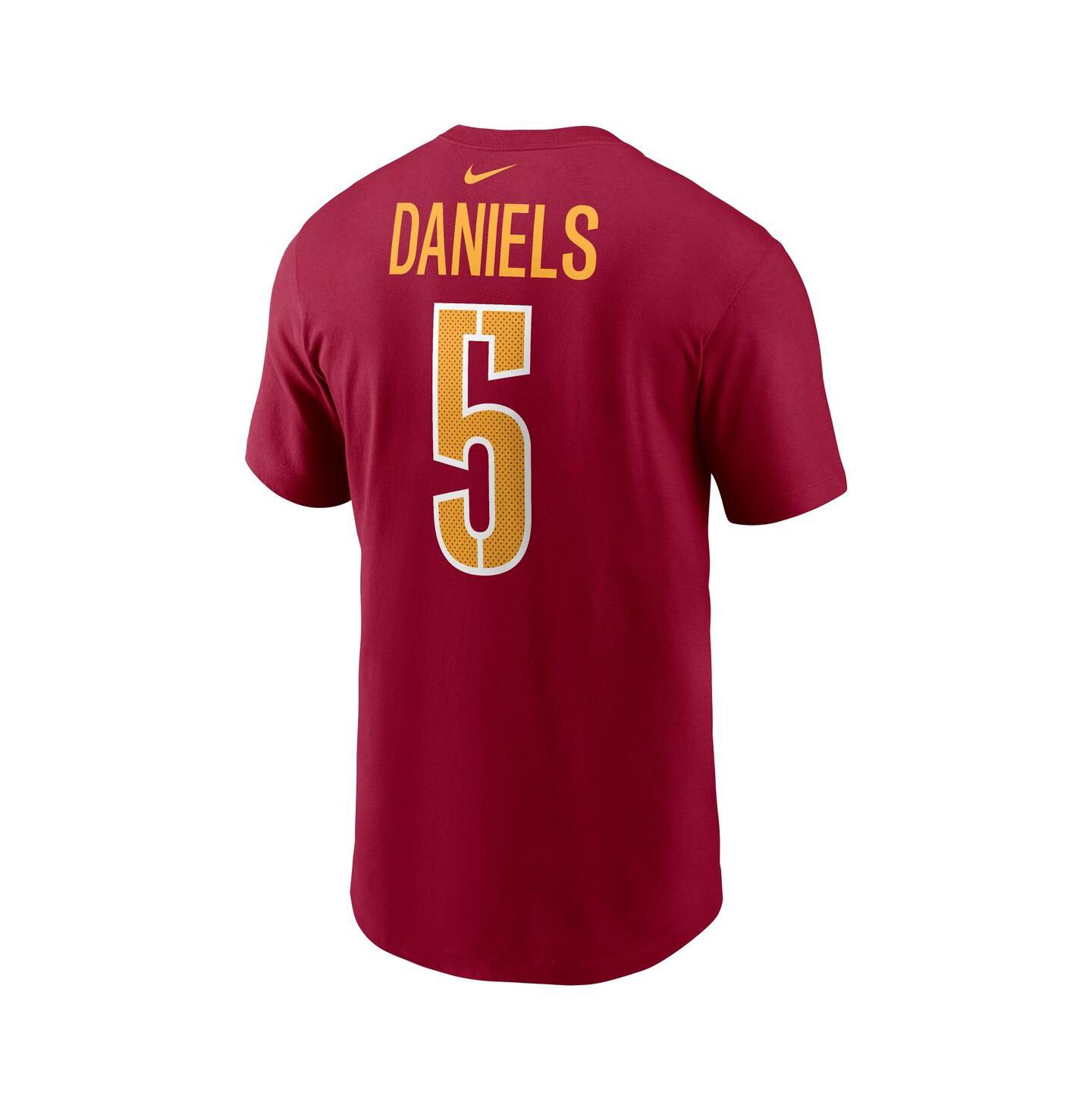 Детская футболка Nike Jayden Daniels Washington Commanders 2024 NFL Draft Fuse, Burgundy — фото 3