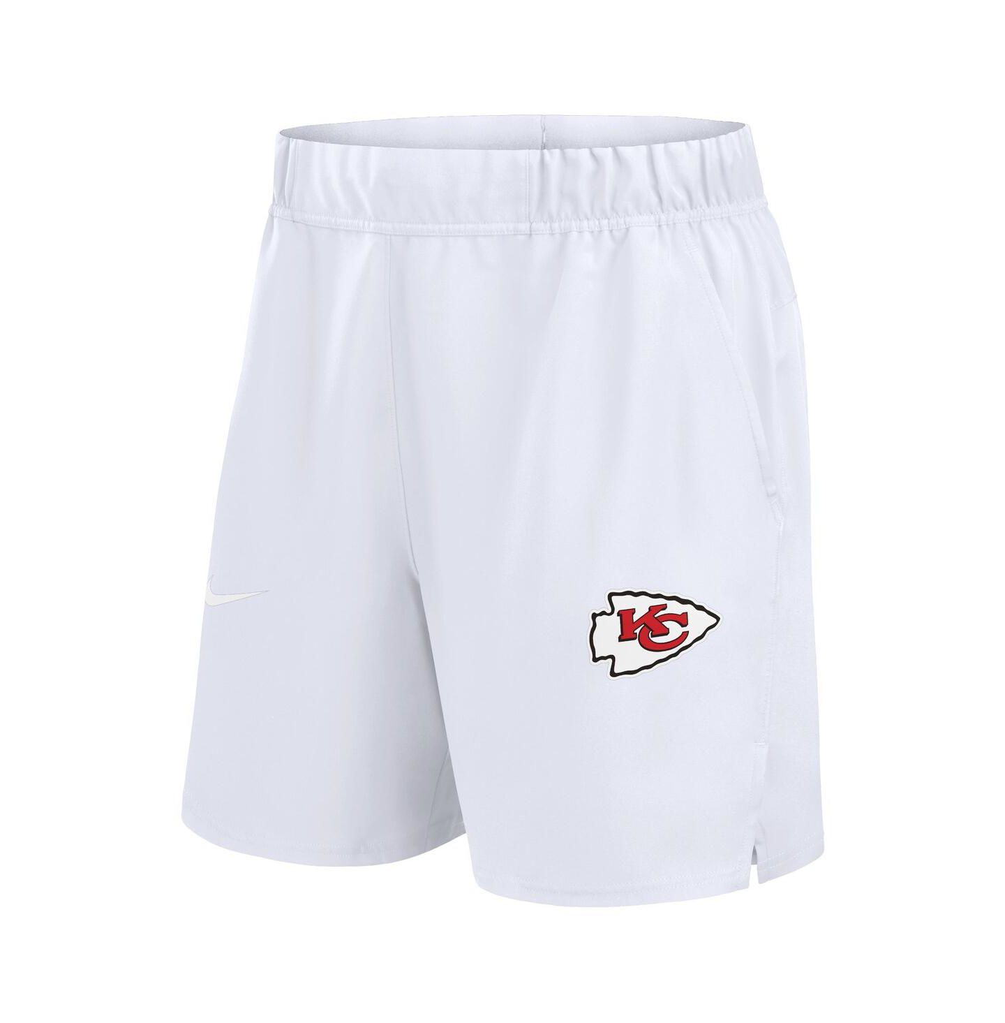 Мужские шорты Nike White Kansas City Chiefs Blitz Victory Performance — фото 3