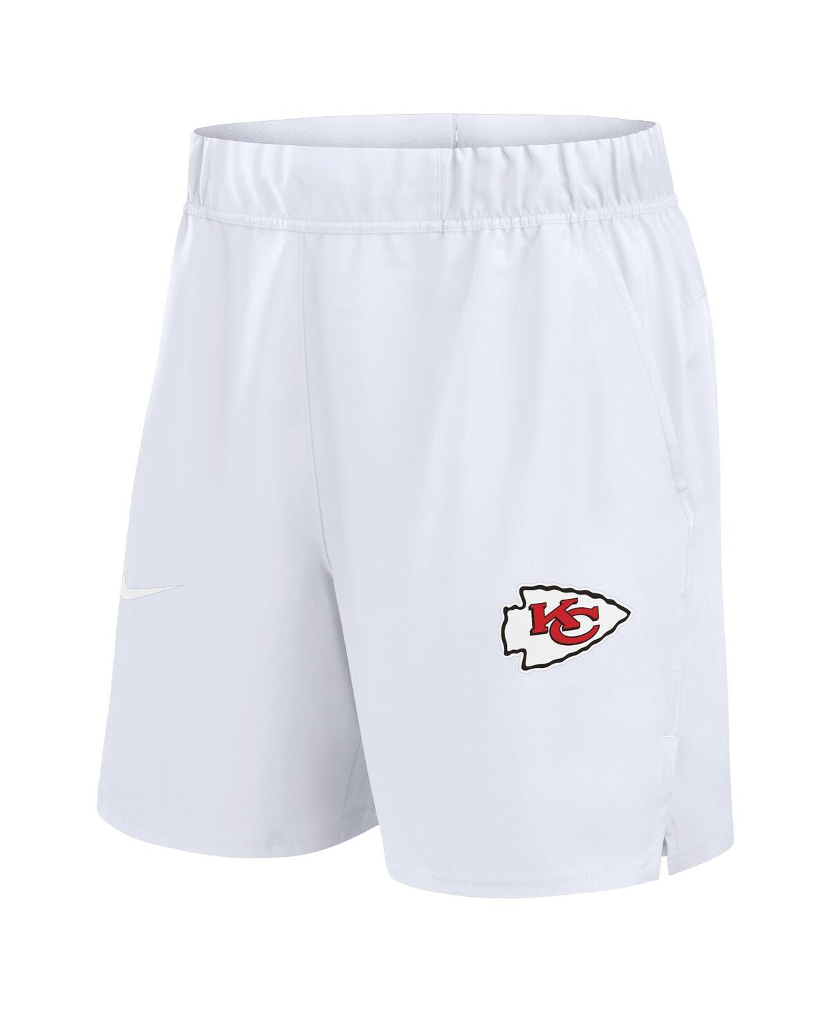 Nike Men'sKansas City Chiefs Blitz Victory Performance Shorts - White
