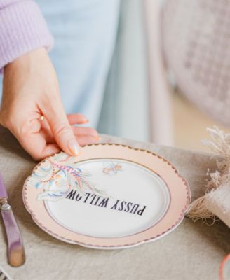 Floral Tea Plates, Set of 4