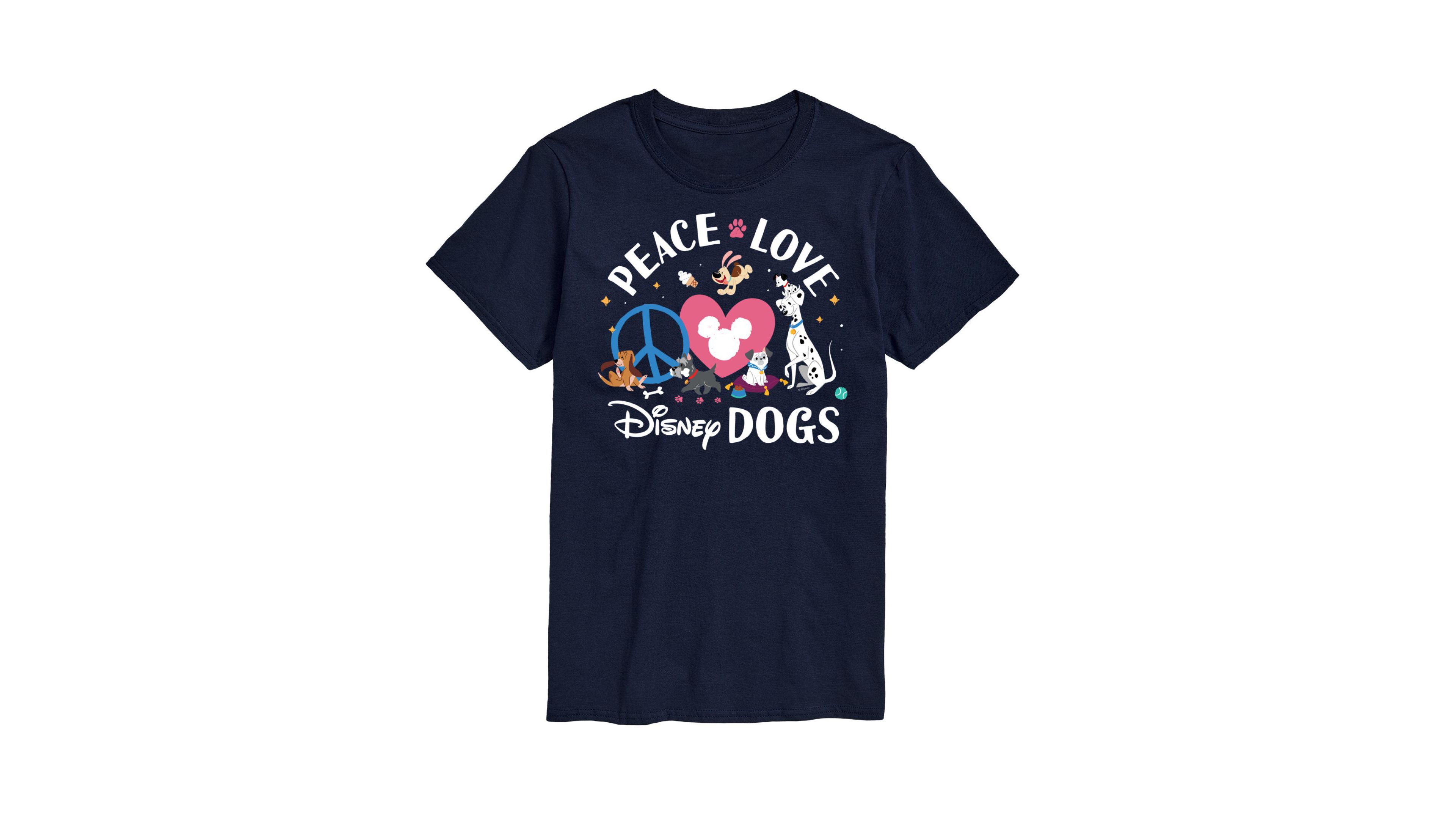 Hybrid Apparel Disney Dogs Mens Short Sleeve Tee
