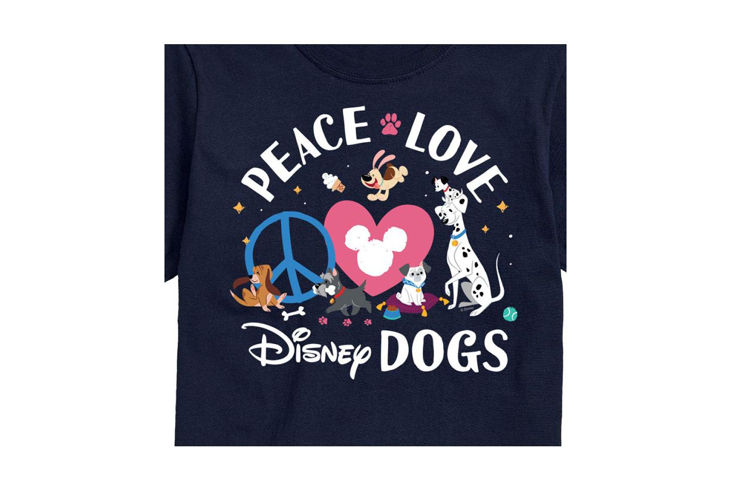 Мужская футболка AIRWAVES Hybrid Apparel Disney Dogs Short Sleeve, цвет: Синий — фото 3
