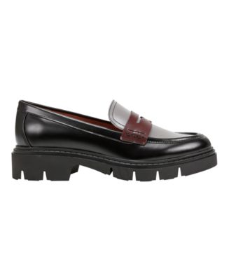 Women's Cube Lug Sole Penny Loafers