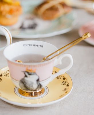 Best of British Teacup and Saucers, Set of 2