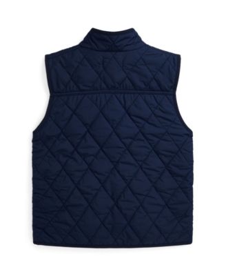 Polo Ralph Lauren Big Boys Quilted Fleece-Lined Vest - Macy's