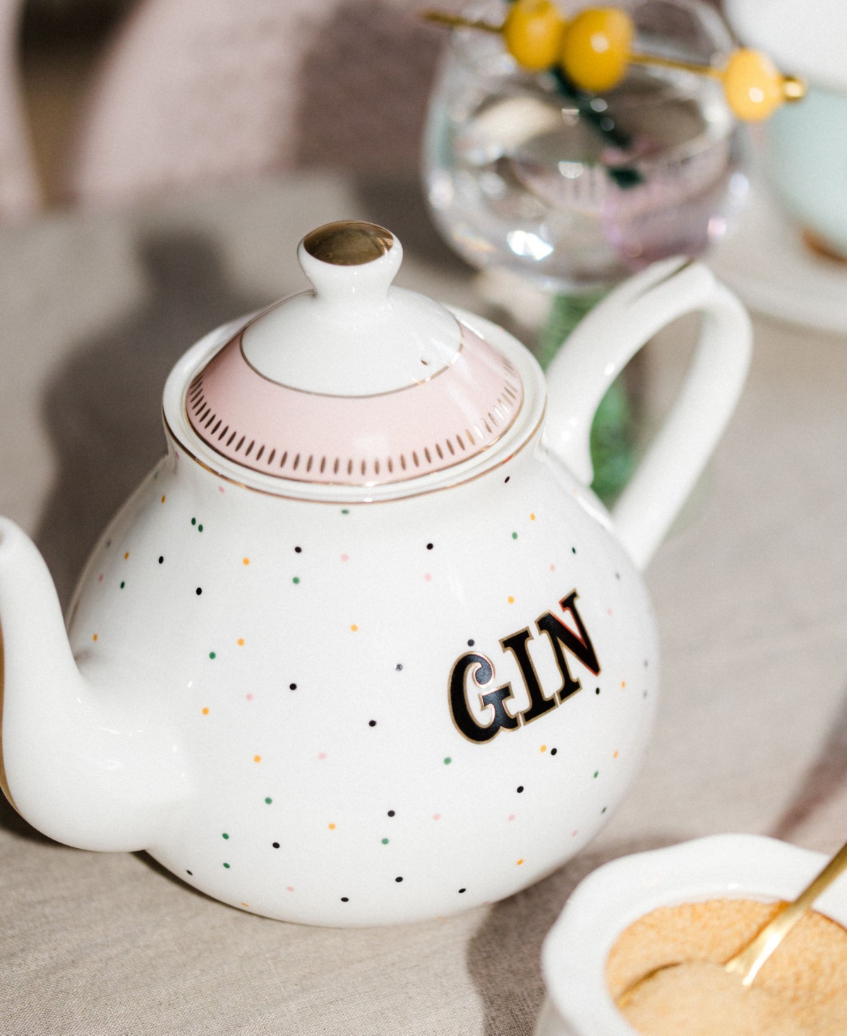 Yvonne Ellen Gin Teapot In Multi