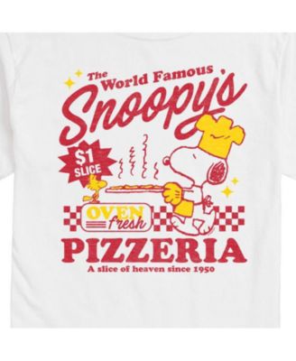 Hybrid Apparel Peanuts Pizzeria Mens Short Sleeve Tee