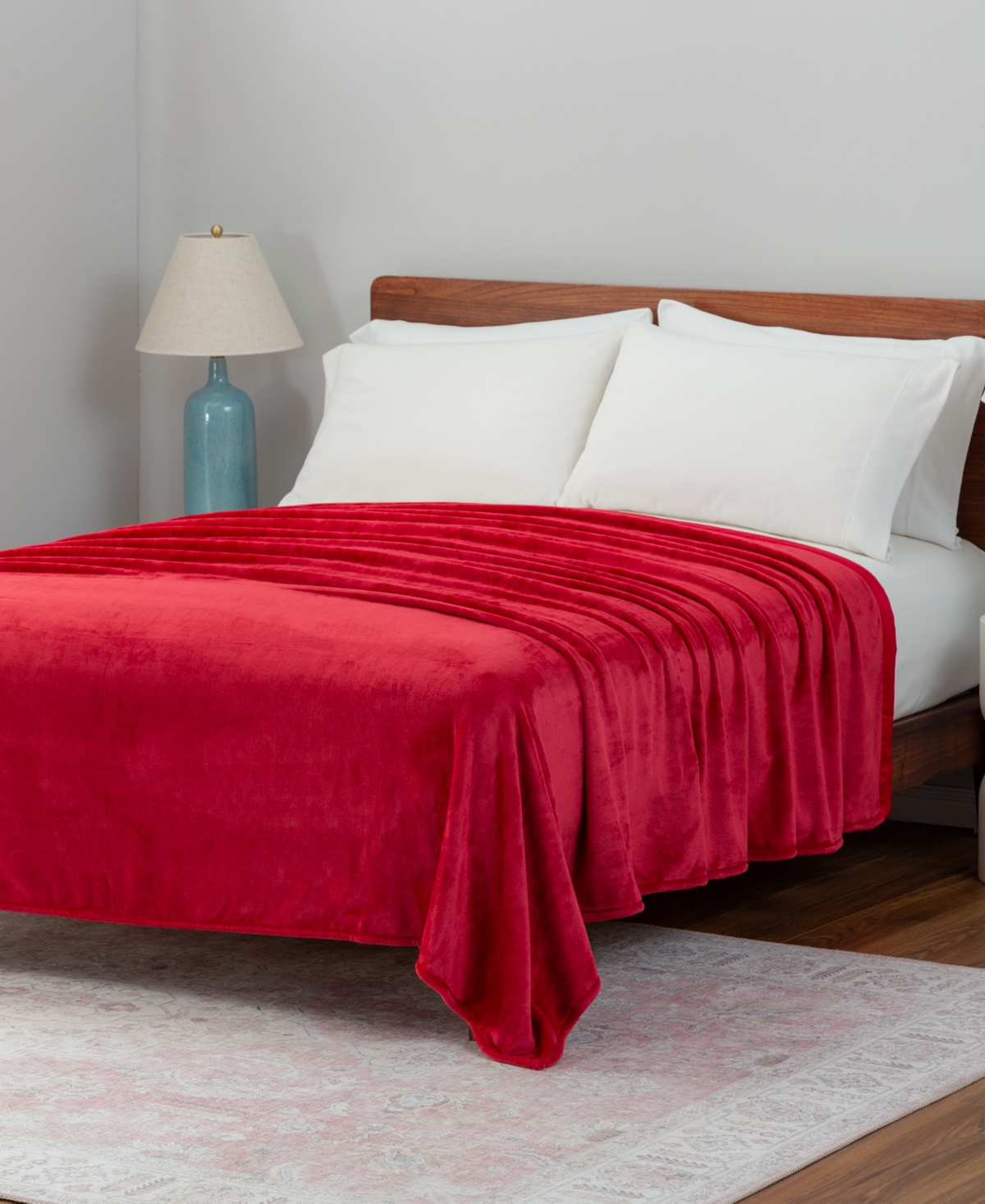 Berkshire Classic Velvety Plush Blanket, Full/queen, Exclusively At Macy's In Deep Redwood