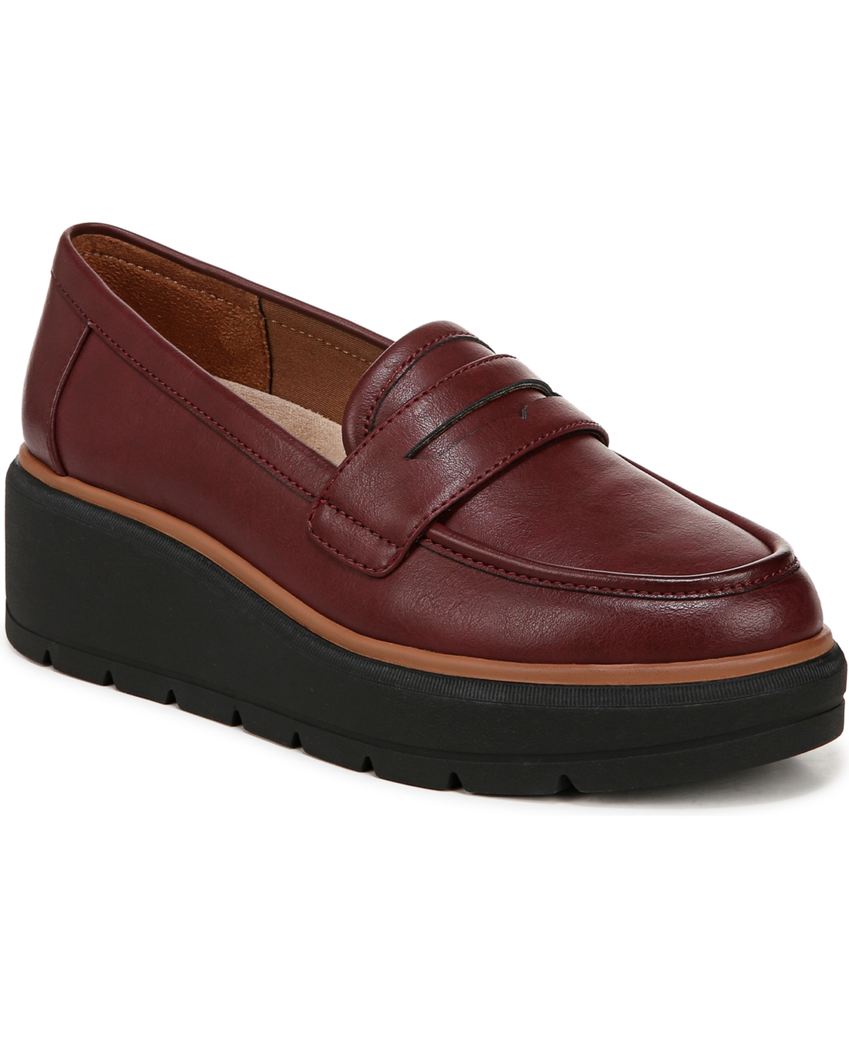 DR. SCHOLL'S WOMEN'S NICE DAY MAX PLATFORM LUG SOLE LOAFERS 