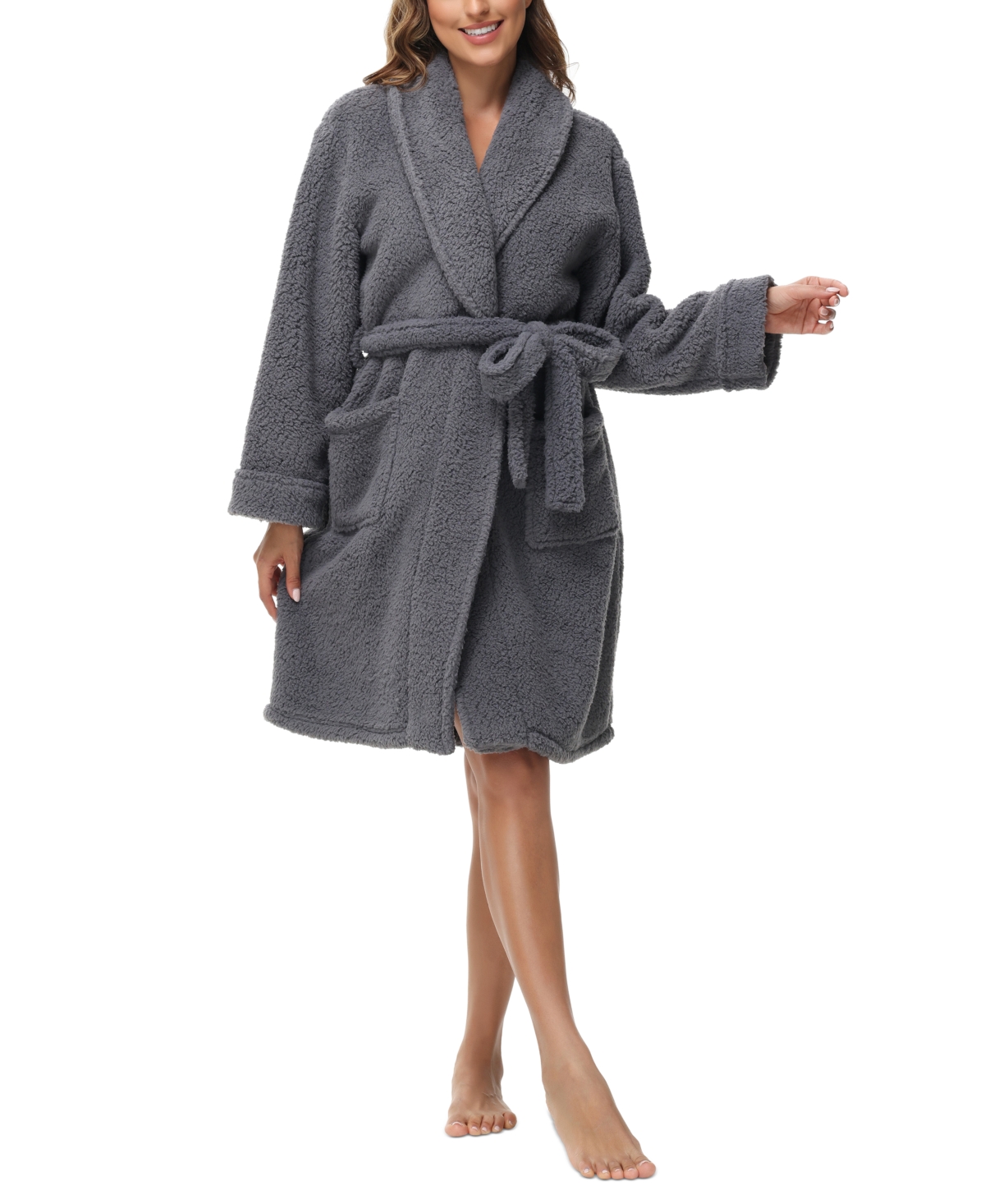 Oake Teddy Robe, Exclusively at Macy's