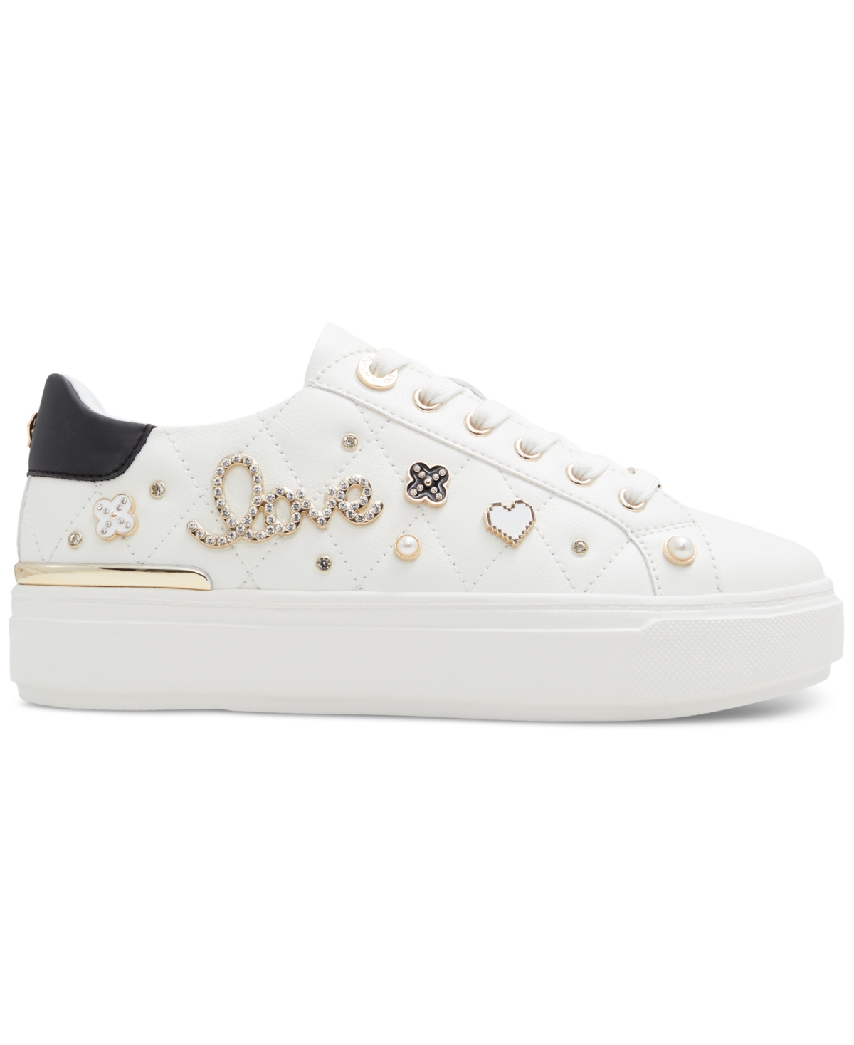 ALDO WOMEN'S VISUETTI LACE-UP PLATFORM NOVELTY SNEAKERS 