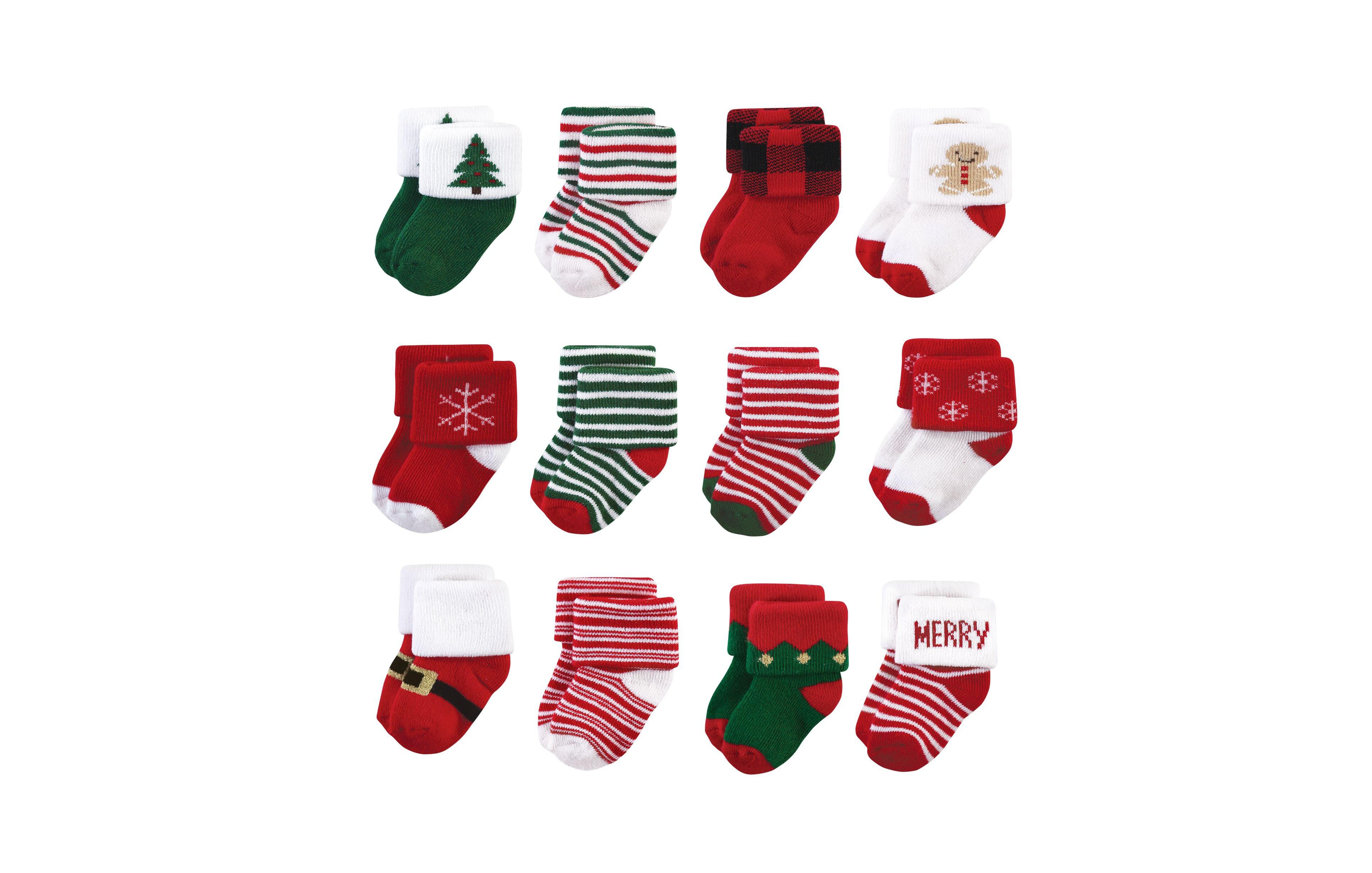 Hudson Baby Boys Unisex Bulk Pack of Soft Terry Socks