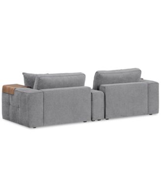 CLOSEOUT! Nycolle 3-Pc. Modular Fabric Sofa with Console, Created for Macy's