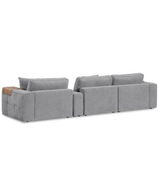 CLOSEOUT! Nycolle 4-Pc. Modular Fabric Sectional with Console, Created for Macy's