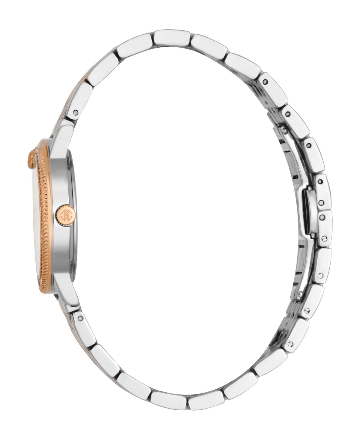 ROBERTO CAVALLI WOMEN'S QUARTZ TWO-TONE STAINLESS STEEL WATCH 32MM 