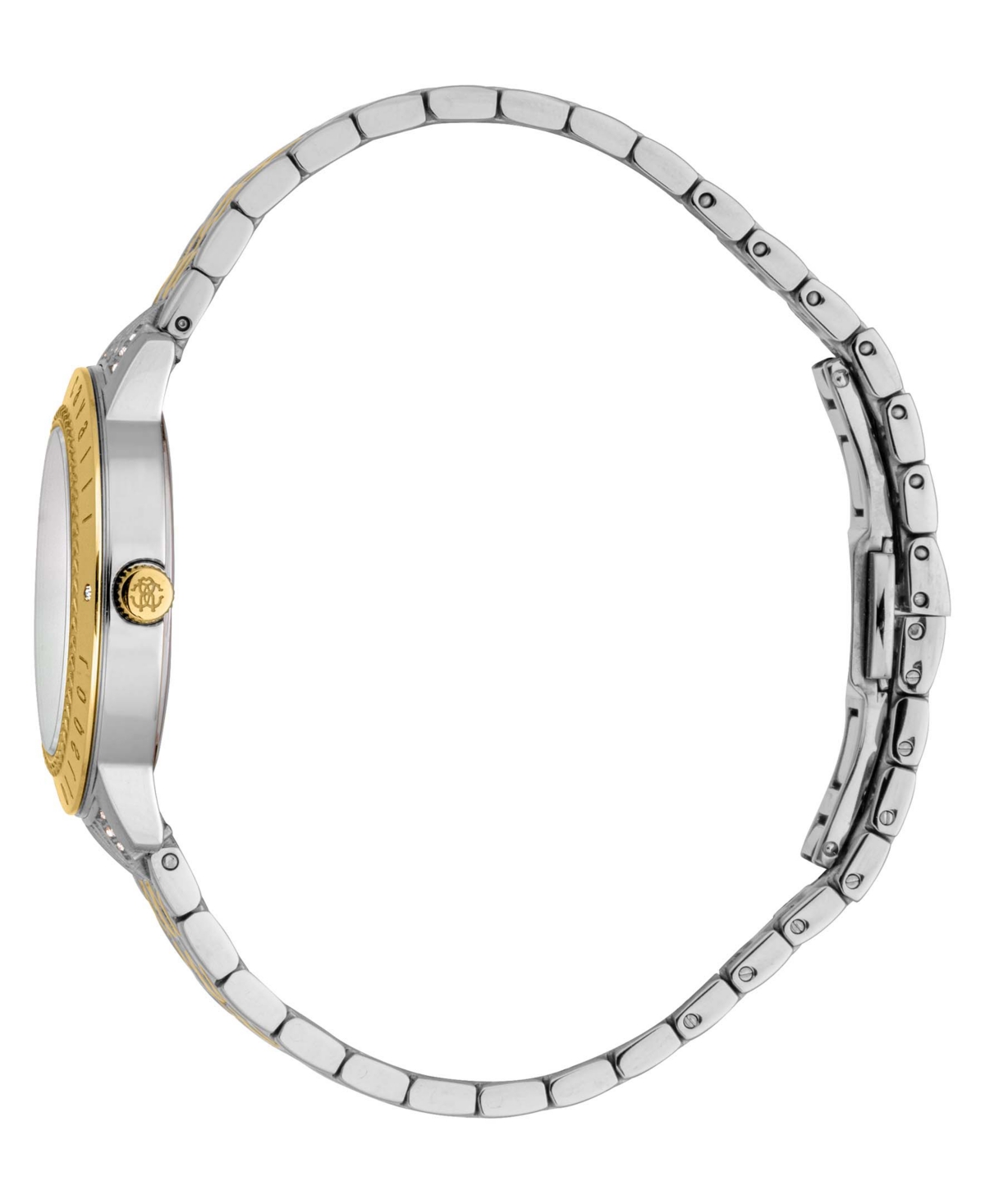 ROBERTO CAVALLI WOMEN'S QUARTZ TWO-TONE STAINLESS STEEL WATCH 32MM 
