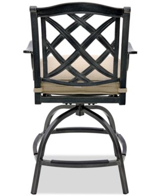 Wythburn 5-pc. Outdoor Bar Height Fire Pit Chat Set, Created for Macys