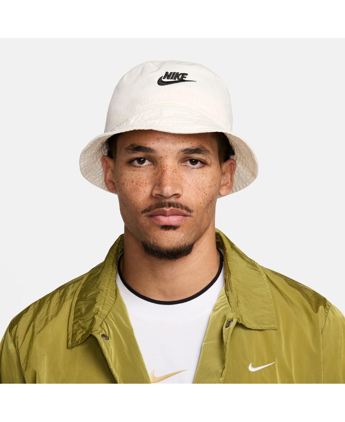Nike Men's And Women's Cream Apex Futura Washed Bucket Hat In Cream