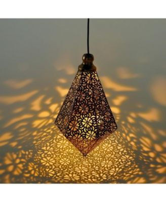 2-Pack Solar Hanging Lantern Lights Waterproof Garden Decor