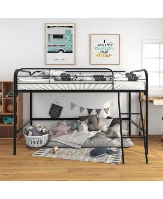 Streamdale Metal Twin Loft Bed, Twin Size High Loft BedMetal Twin Loft Bed, Twin Size High Loft Bed