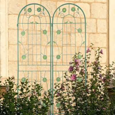 Rustproof 71" Garden Trellis for Climbing Plants