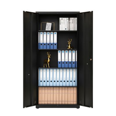 Tall Storage Cabinet with Partitions