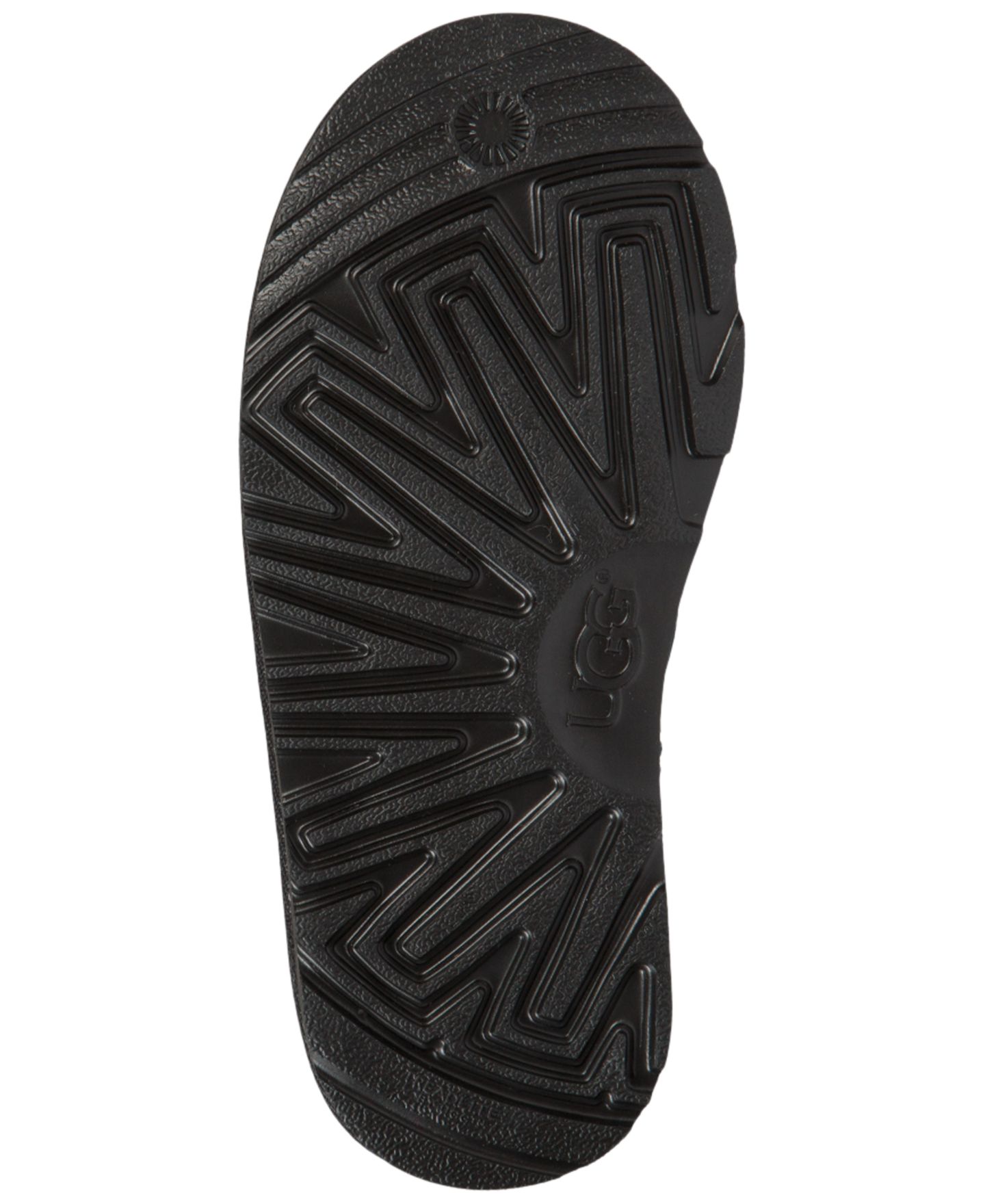 Детские ботинки UGG® Classic Mini II Pull-On Booties, цвет: Чёрный — фото 5