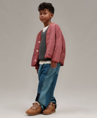 Kids Lowmel Lace-Up Cozy Sneakers