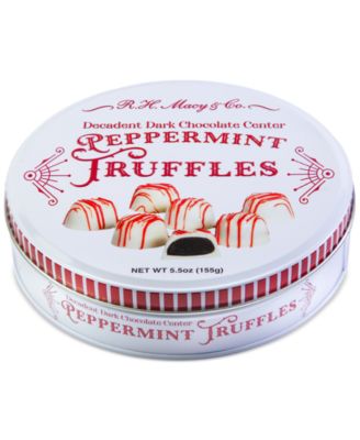 Holiday Dark Chocolate Peppermint Truffles, 5.5oz