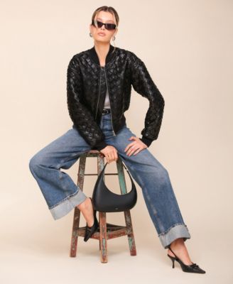 ジャケット・アウター meltthelady cropped leather like jacket 71-jZozJfxL._UY1000_.jpg