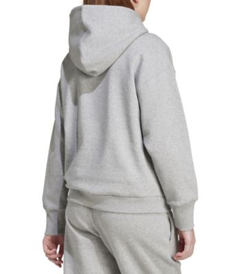 アディダス adidas All SZN Boyfriend Hoodie レディース パーカー スウェット Medium Grey Heather adidas ALL SZN Fleece Boyfriend Hoodie - Grey | adidas UK