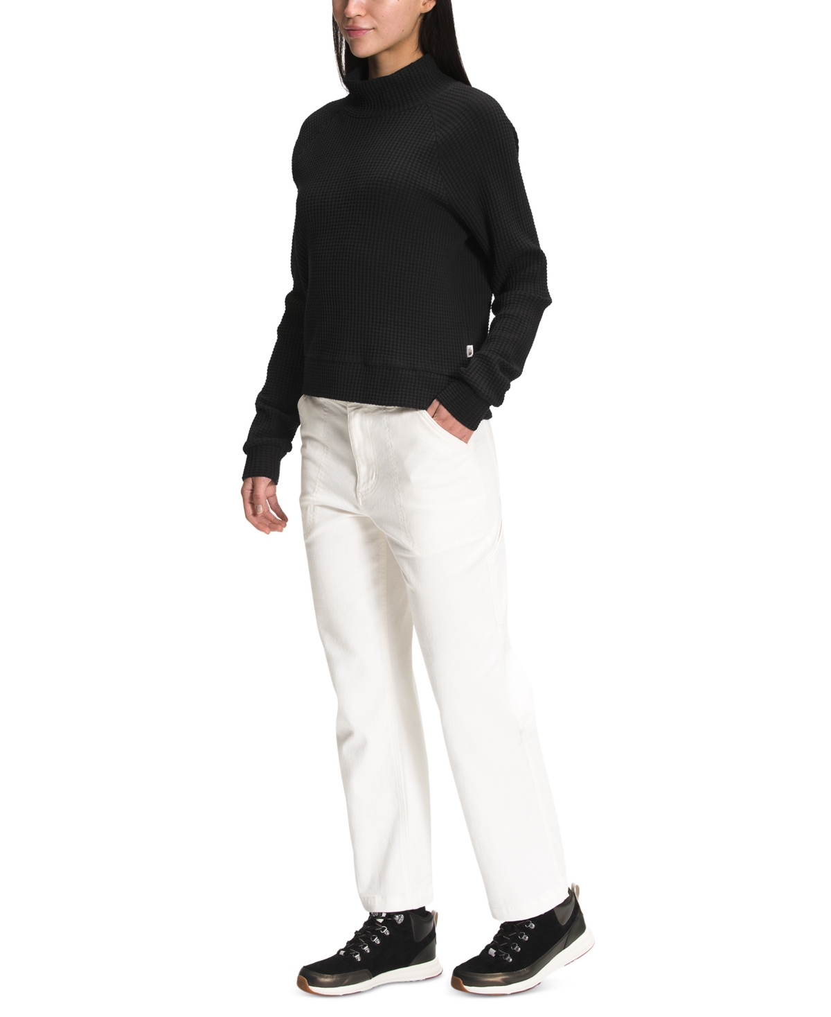 THE NORTH FACE WOMEN'S MOCK NECK COTTON CHABOT TOP 