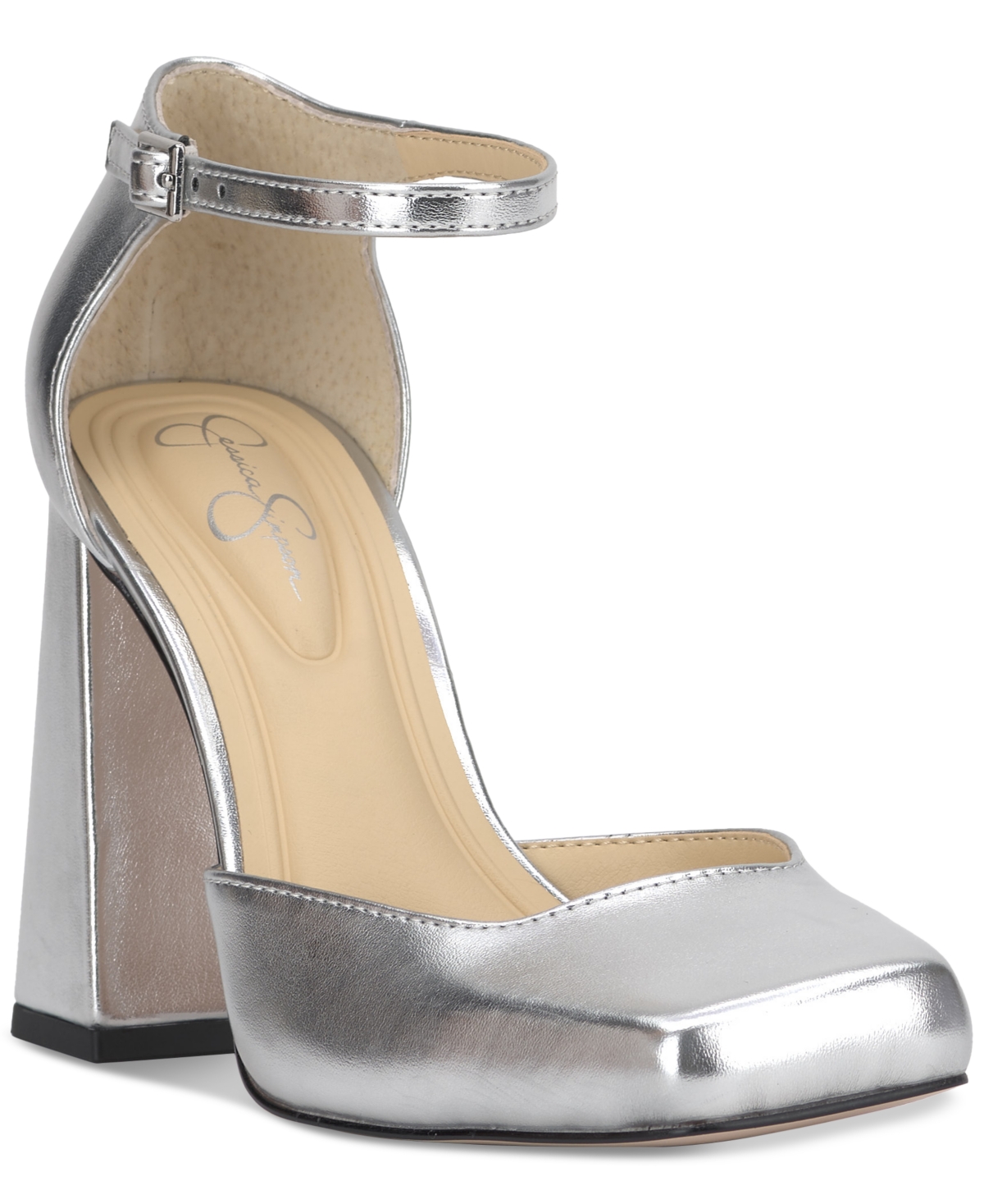 Jessica simpson metallic pumps online