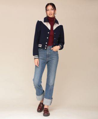 Avec Les Filles Women's Western Bomber Jacket