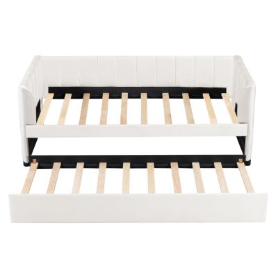 Streamdale Ergonomic Twin Daybed with Trundle