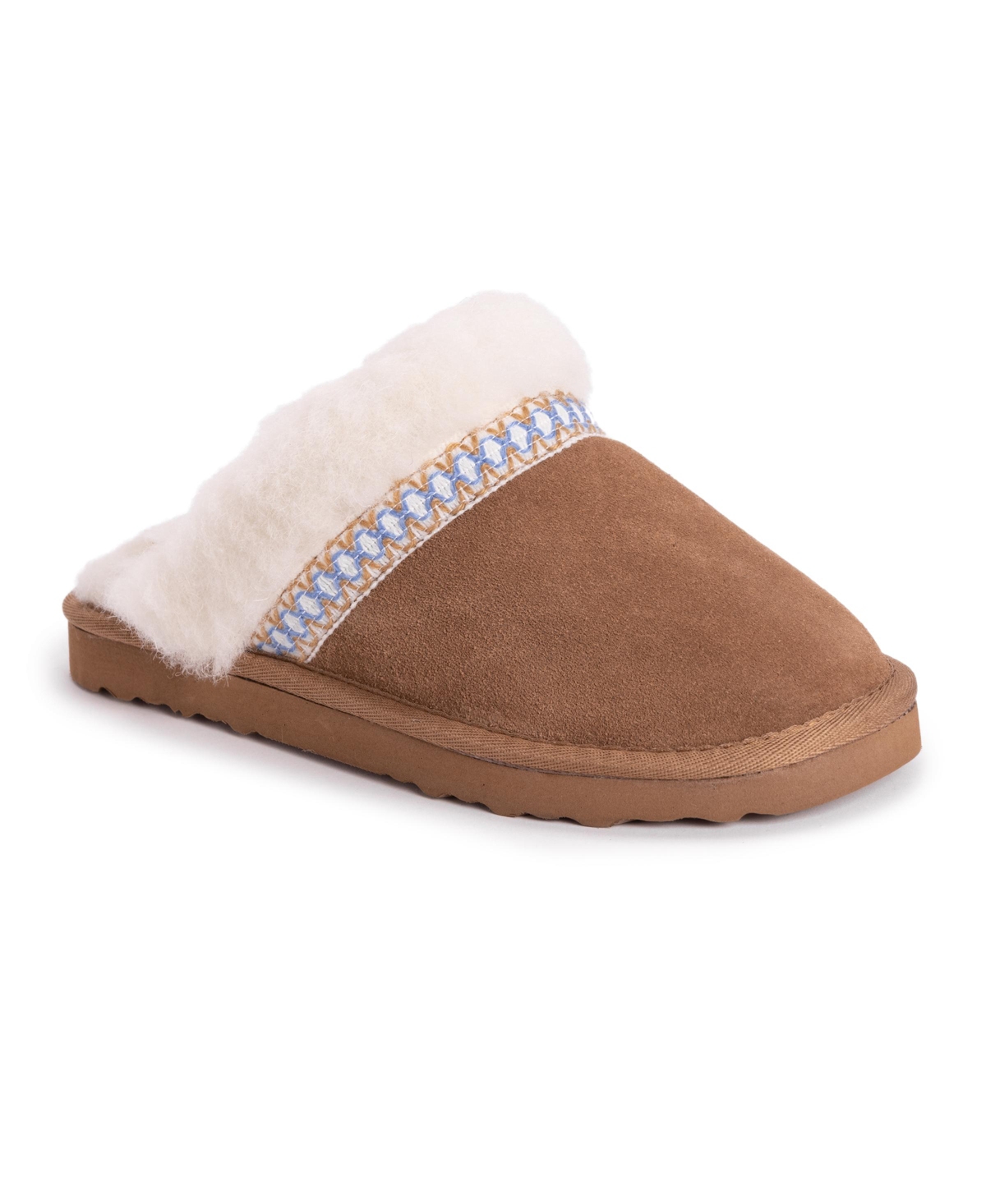 Women's Dawn Suede Scuff Slippers - Caramel
