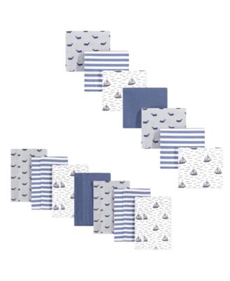 One' Cotton Flannel Baby Bundle 14 Burp Cloths & Receiving Blankets