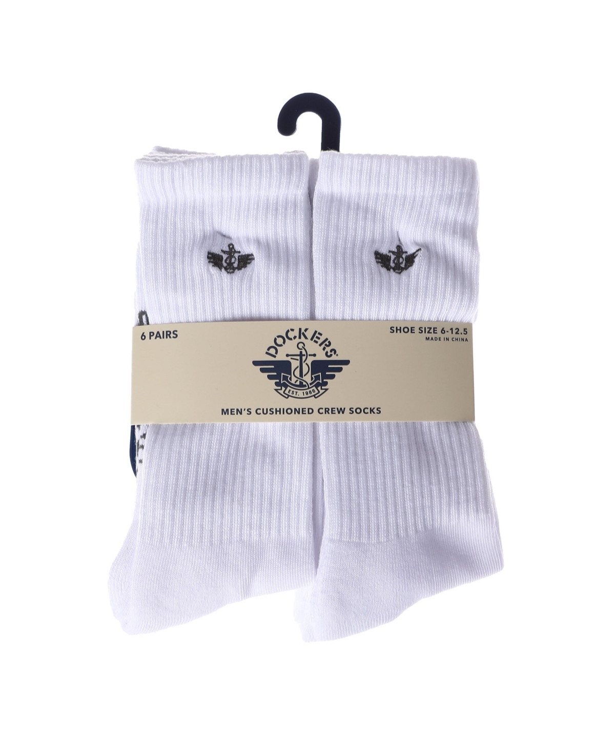 Dockers Men's Performance Socks - 6 Pairs Athletic and Dress Crew Socks -(6 pairs)