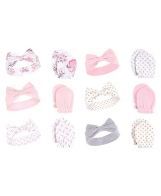 12Pc Headband and Scratch Mitten Set