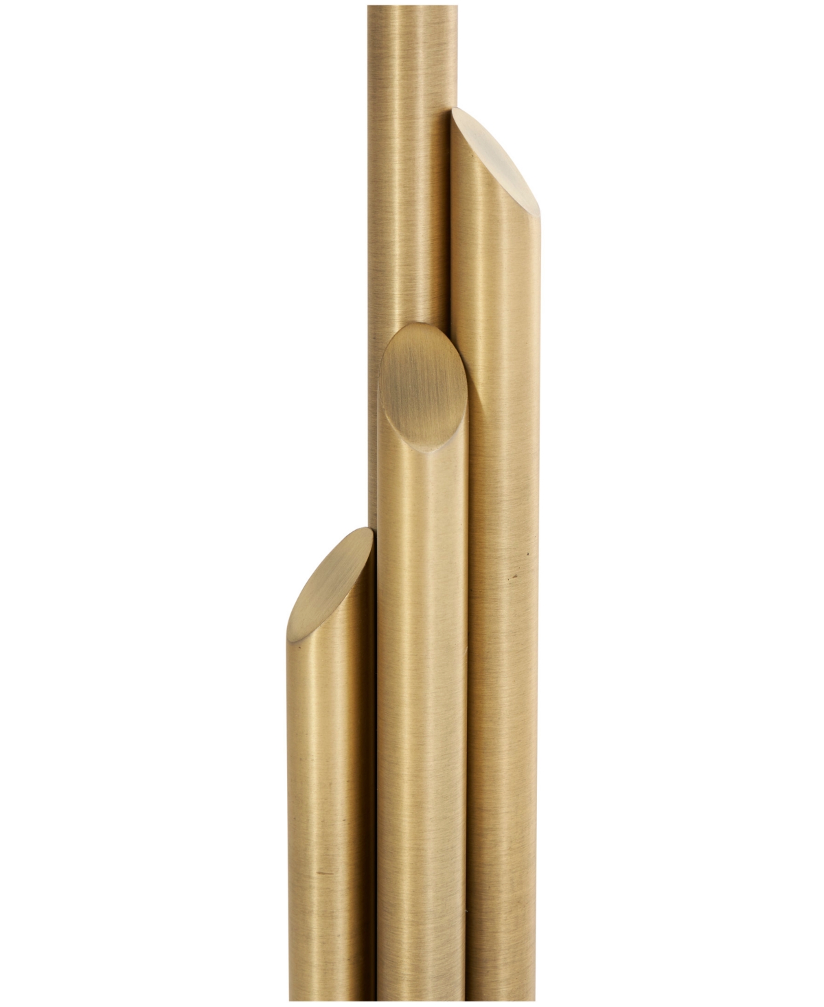 Rosemary Lane 28" Metal Abstract Tiered Pillar Accent Lamp In Gold