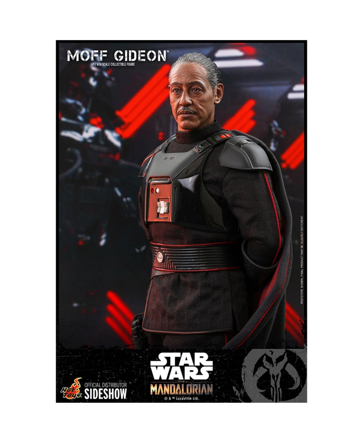 Hot Toys Star Wars The Mandalorian Moff Gideon Sixth Scale Figure