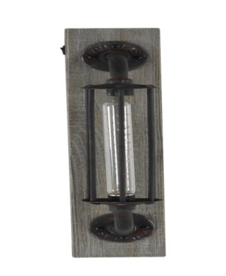 20" Metal Geometric Battery Operated Accent Lamp 