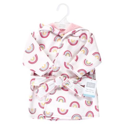 Baby Girls Mink with Faux Fur Lining Pool and Beach Robe Cover-ups