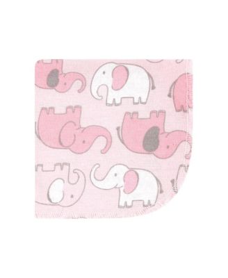 10Pk Flannel Washcloths Cotton Poly