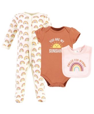 Cotton Sleep and Play, Bodysuit and Bandana Bib Set