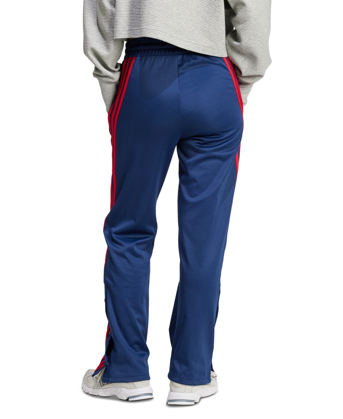 adidas Women's Iconic 3-Stripes Snap Track Pants