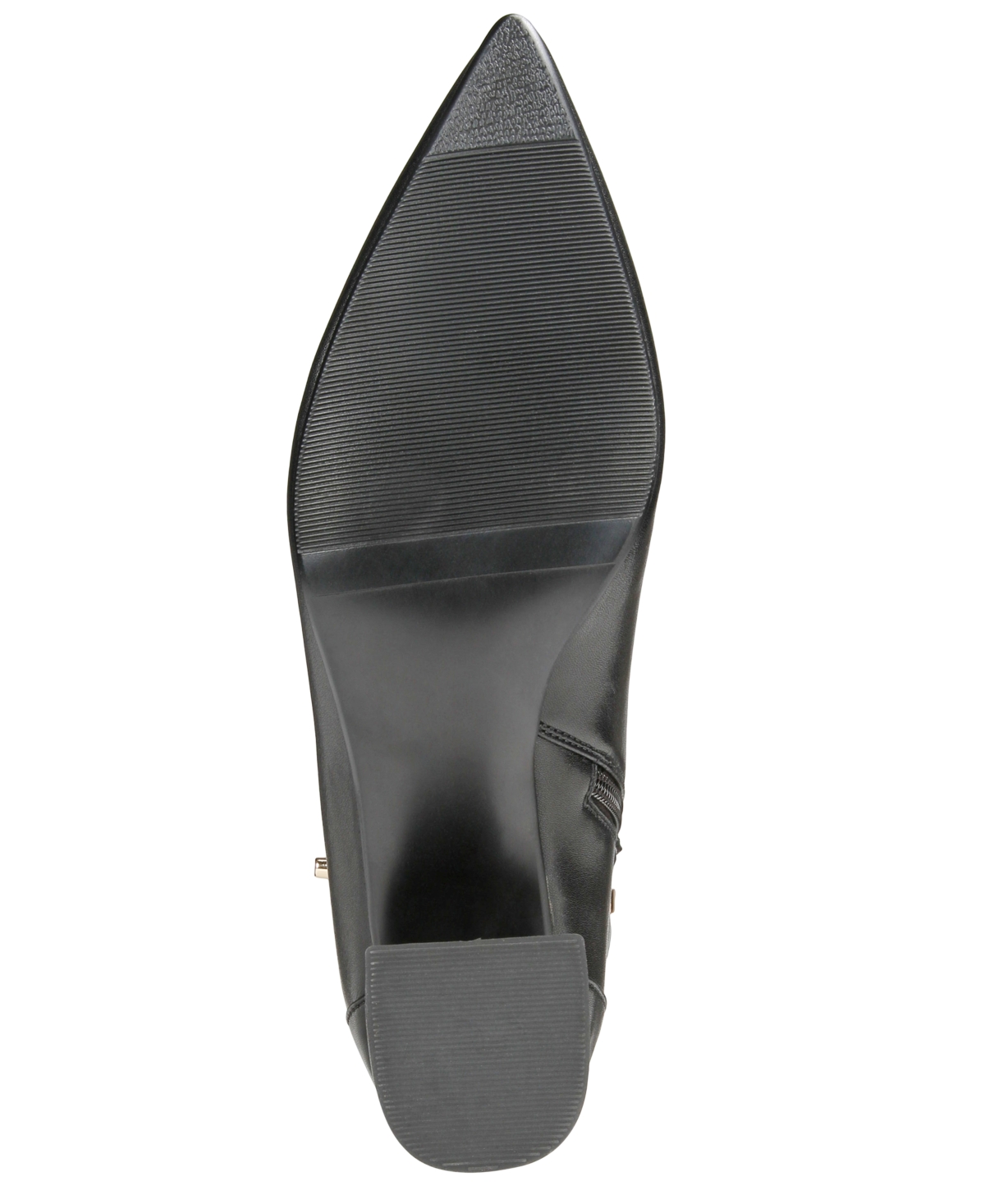 Vaila Shoes Women's Sabrina Signature-strap Pointed-toe Dress Booties Extended Sizes 9-14 In Black